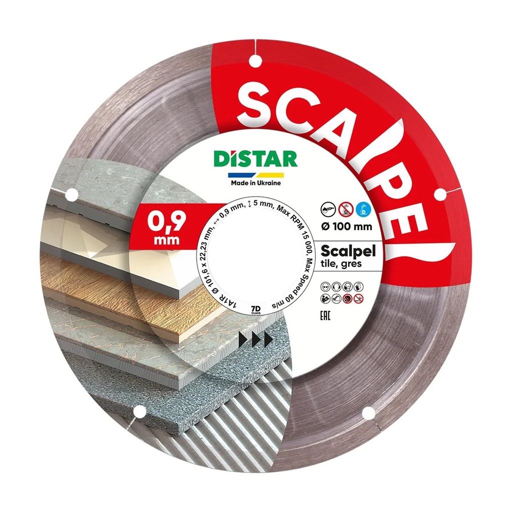 Diamond cutting blade Distar 101.6x22.23 Scalpel
