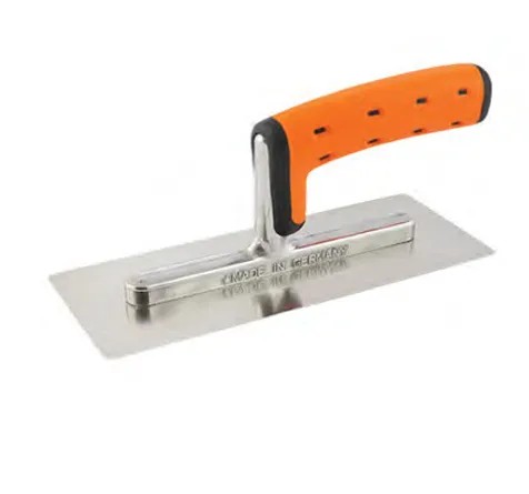 Stainless steel venetian trowel 80x200 mm