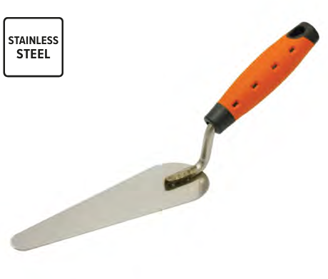 Stainless stucco trowel 160mm
