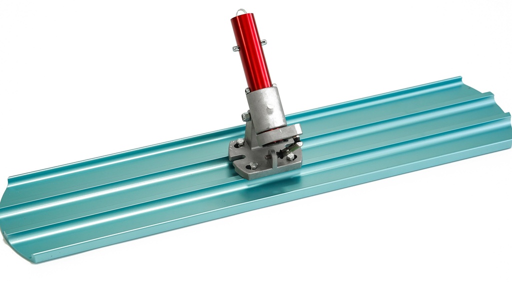 [#7282] Dural Painted Round End Magnesium Bull Float with Rock & Roll Bracket  (915mm / 36.02")