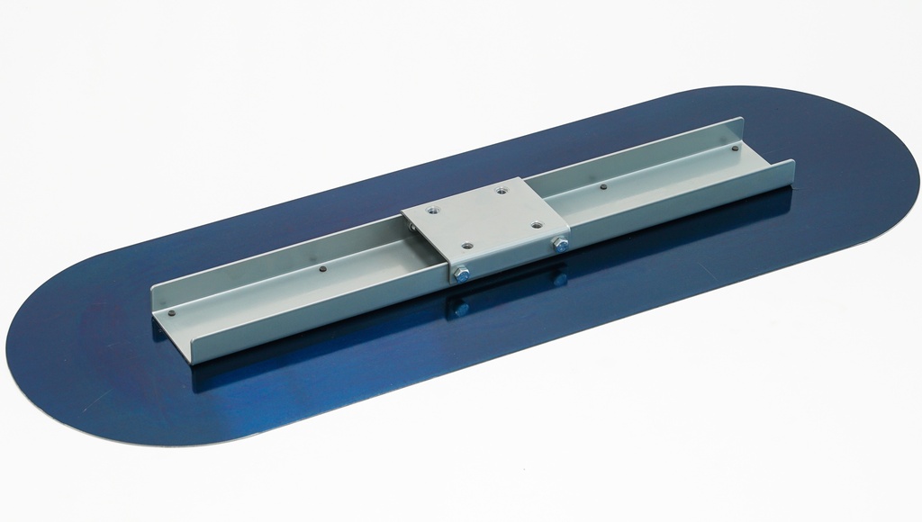 [#7012] Blue Steel Round End Fresno Trowel - Blade Only (915mm / 36.02")