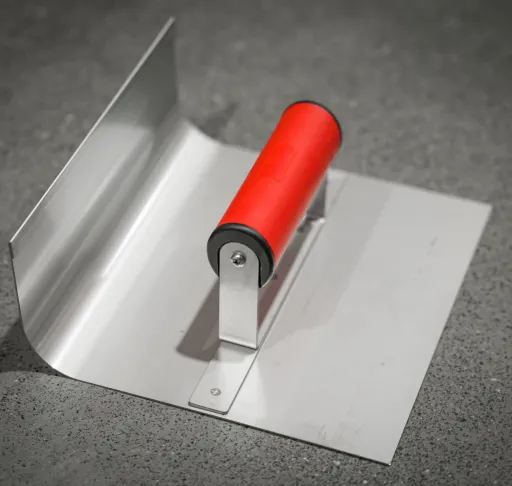 [#8115] SUS 304 Stainless Steel Coving Trowel (R30)