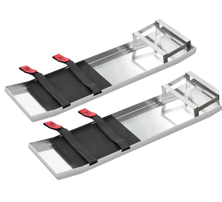 Stainless Steel Bent - Board Knee Slider With Pad