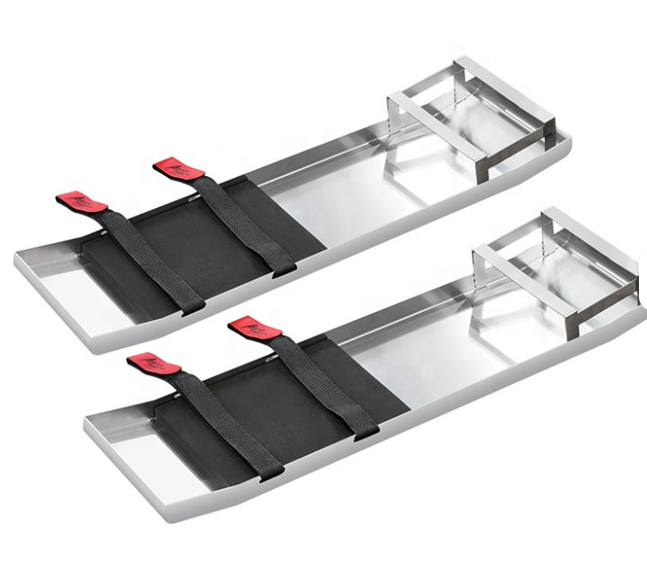 Stainless Steel Bent - Board Knee Slider With Pad