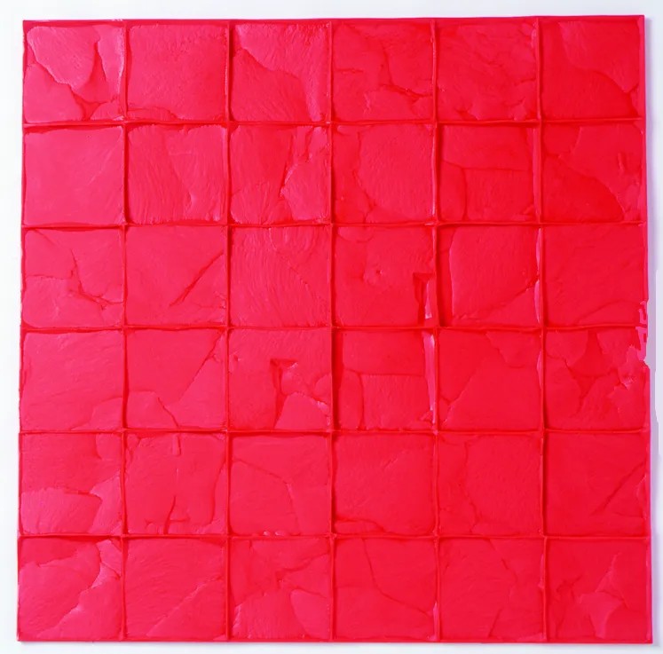 Urethane Imprint Concrete Mat Granite Sets Floppy 24''x24'' without handle