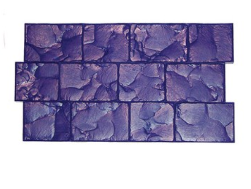 Urethane Imprint Concrete Mat London Cobblestone Floppy 17''x30'' Without Handle 