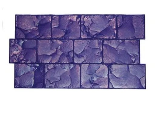 Urethane Imprint Concrete Mat London Cobblestone Floppy 17''x30'' Without Handle 