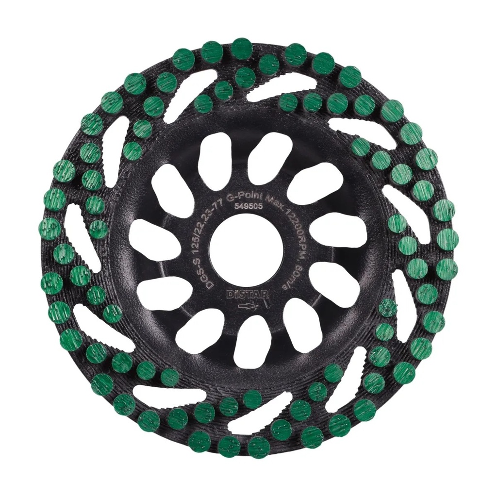Diamond Grinding cup Distar DGS-S 125/22,23-77 Green Point