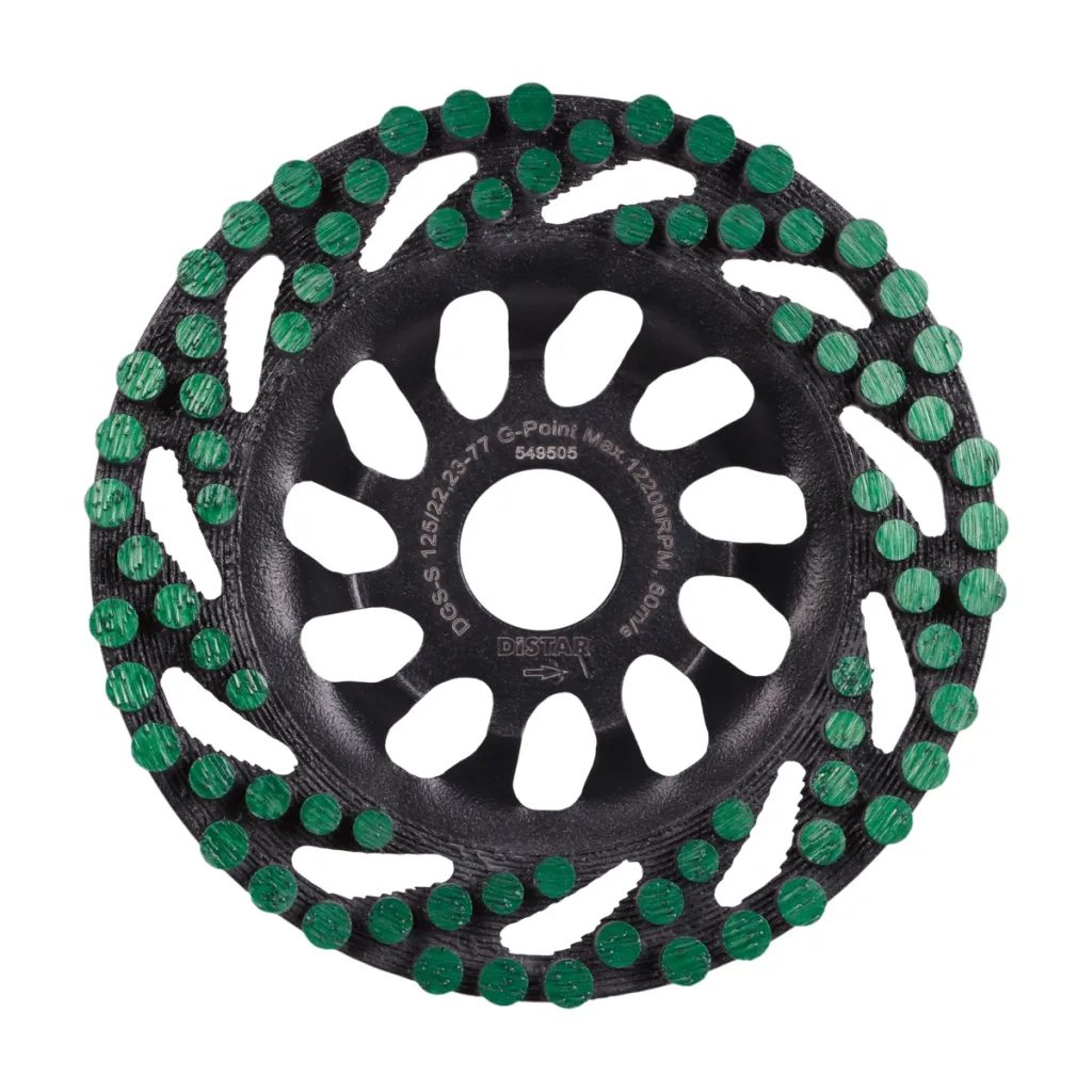 Diamond Grinding cup Distar DGS-S 125/22,23-77 Green Point