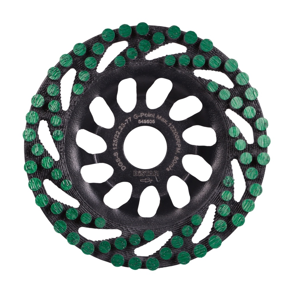 Diamond Grinding cup Distar DGS-S 125/22,23-77 Green Point
