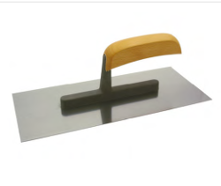 Stainless steel plastering trowel 120x270mm