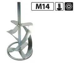 [5418]   Mixing paddle Turbo Mix with M14 screw (∅ 120mm)