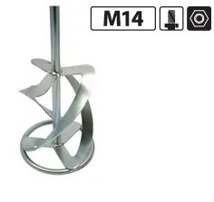 [5418]   Mixing paddle Turbo Mix with M14 screw (∅ 120mm)