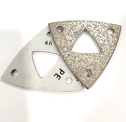 [3ANG-BR-0046] TRIANGLE-SHAPED CORNERPRO TOOL VACUUM BRAZED BOND VELCRO 