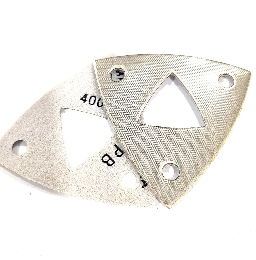 TRIANGLE-SHAPED CORNERPRO TOOL ELECTROPLATED BOND VELCRO