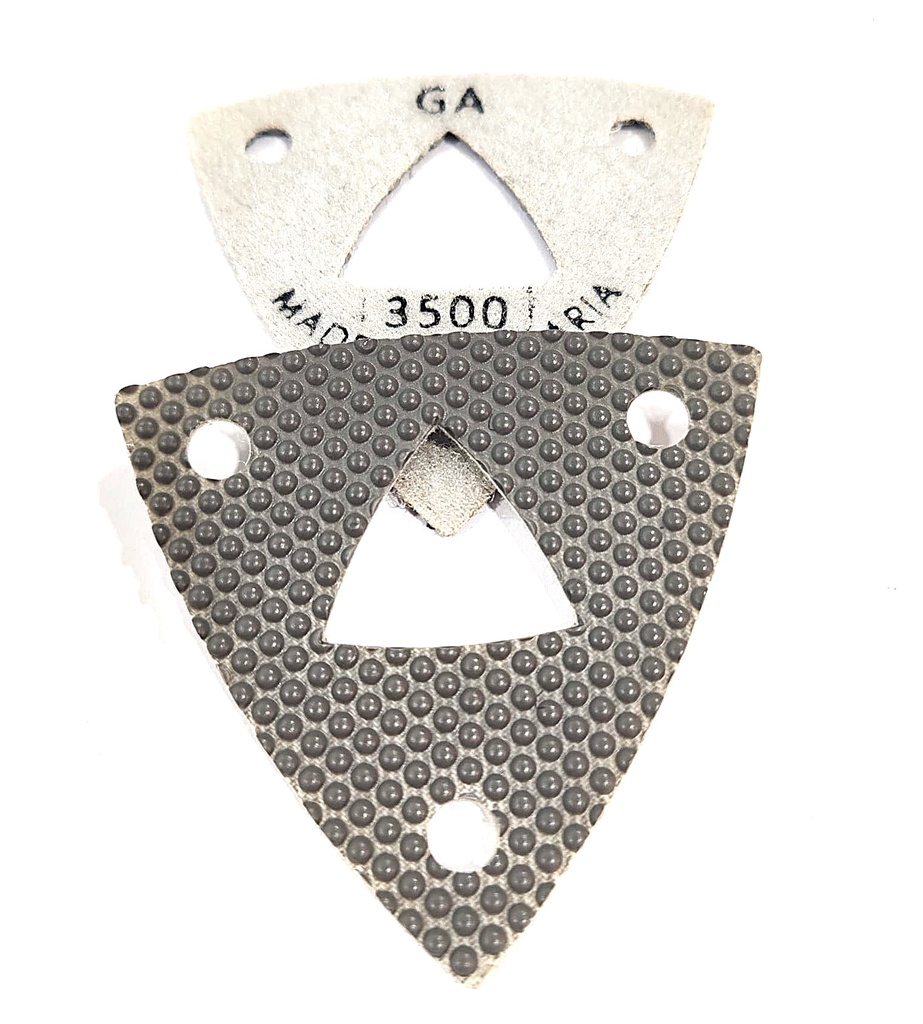 TRIANGLE-SHAPED CORNERPRO TOOL RESIN BOND VELCRO 