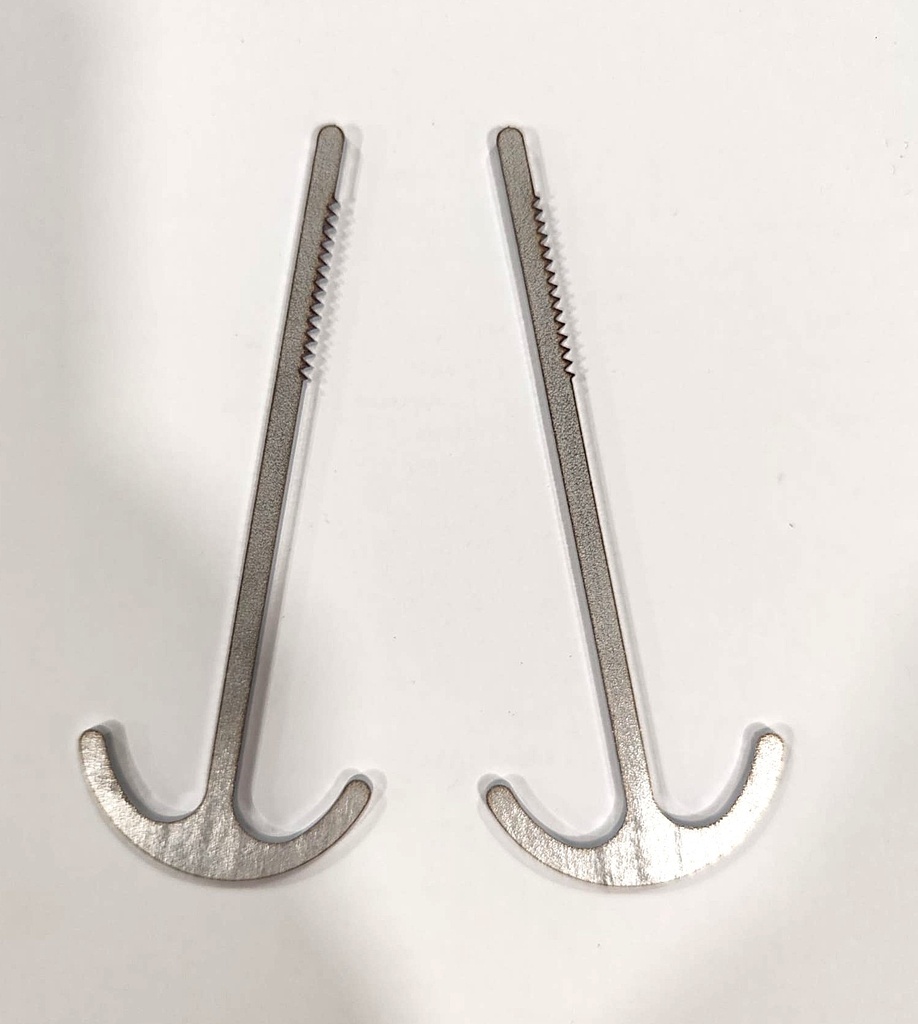 [FS80081] Skis for Floor Spreader set of 2 