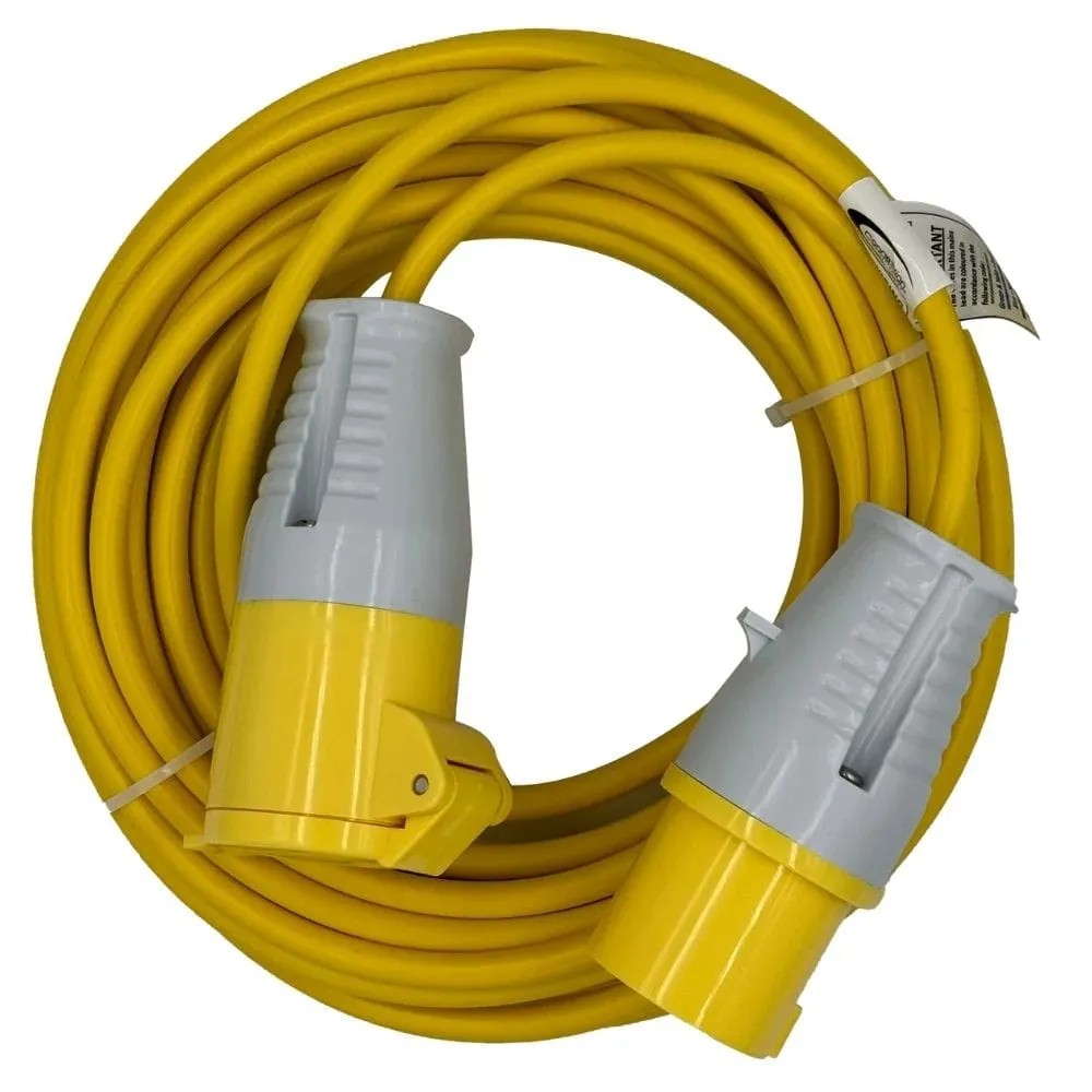 110V Extension Lead 14m 2.5mm Cable 16amp