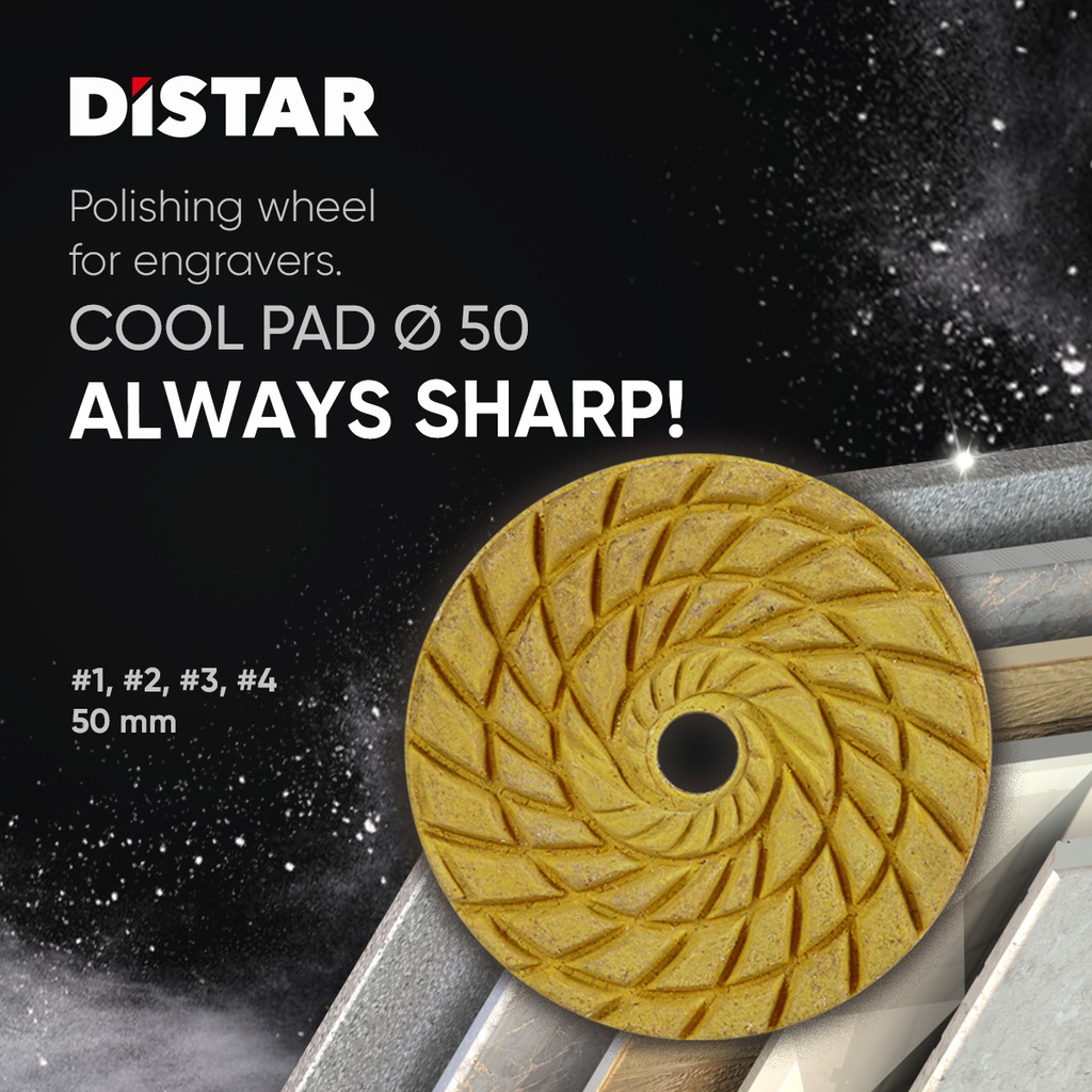 [81419031093] BAUMESSER COOLPAD Polishing Pad (2, ∅ 50mm  /  2")