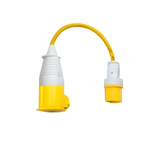 [10874] 110V Cable adapter 0.5m 2.5mm 16amp Plug 