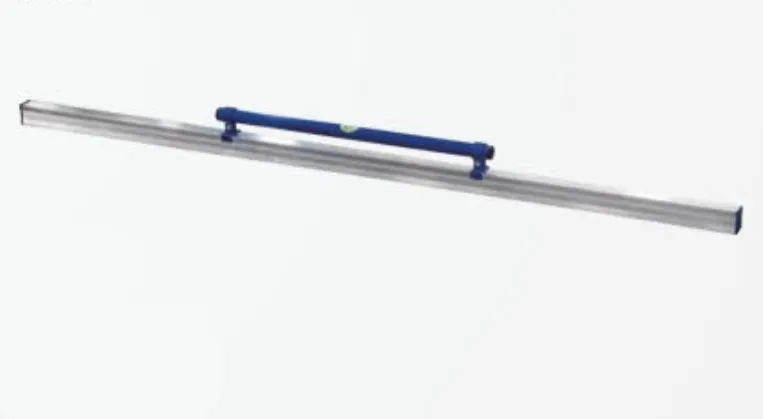 Concrete Aluminum Screed with built- in Bubble Level