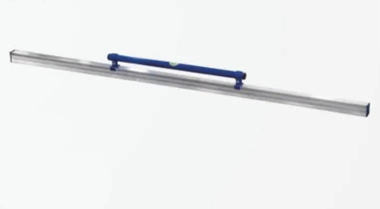 Concrete Aluminum Screed with built- in Bubble Level