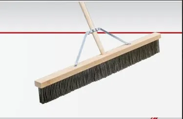 [#9089] Steel Brush With Wooden Handle (600mm / 23.5")