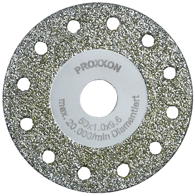 [28557 4006274285576] PROXXON Diamond-coated cutting and roughing disc Ø 50 x 2.1 x 9.6 mm, for LHW + LHW/A