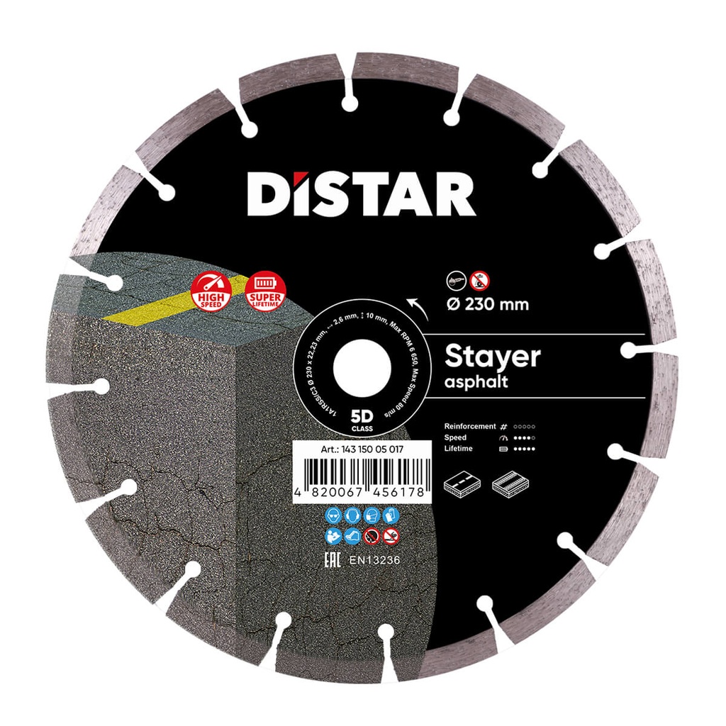 Distar 1A1RSS Stayer Diamond Blade ∅230mm