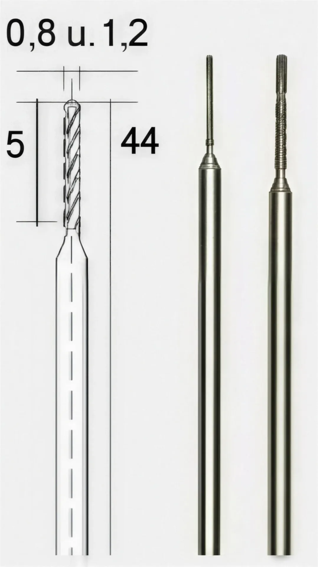 Proxxon Diamond twist drill bits 2pcs