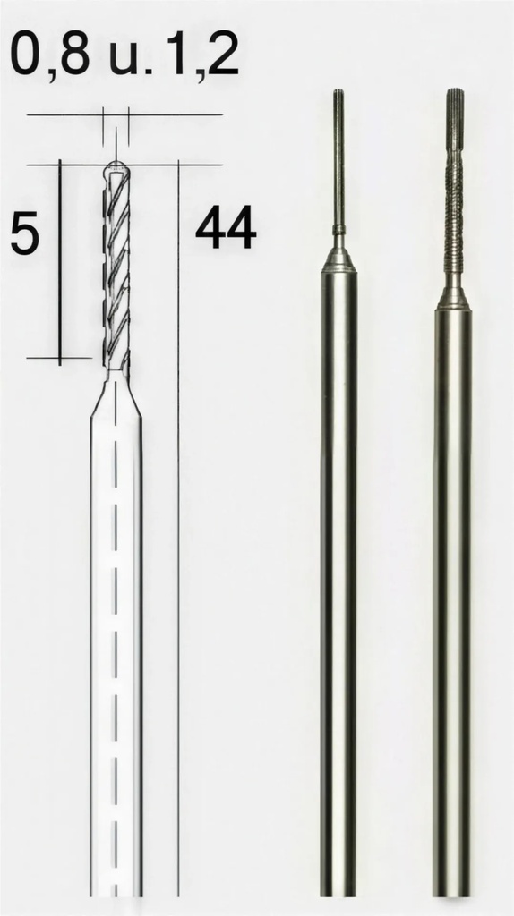 Proxxon Diamond twist drill bits 2pcs