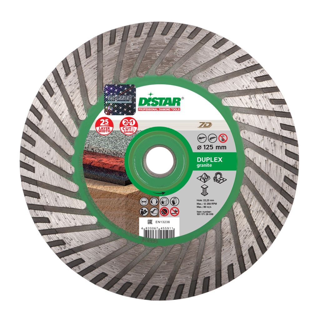 [10117126010] Distar Turbo Duplex  Diamond Blade ∅125mm