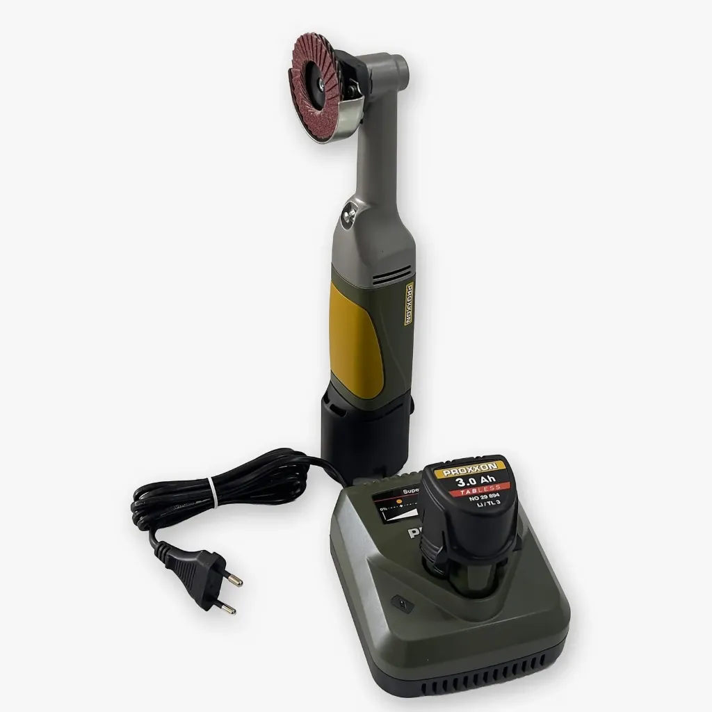 Proxxon Set LHW/A Long Neck Angle Grinder with Battery and Charger