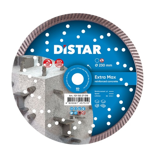 [10115027018] Distar Turbo Extra Max Diamond Blade ∅230mm