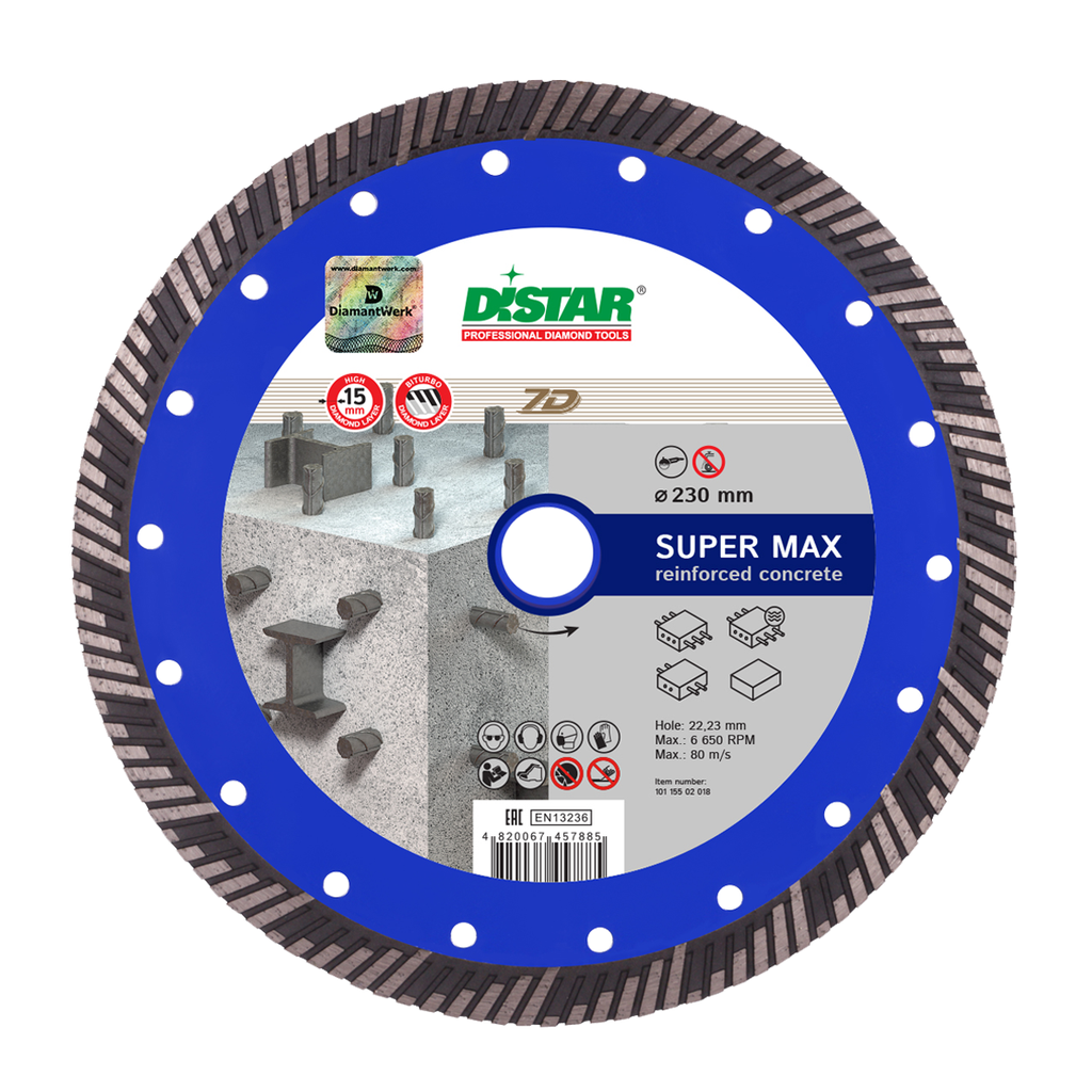 [10115502018] Distar Turbo Super Max Diamond Blade ∅230mm