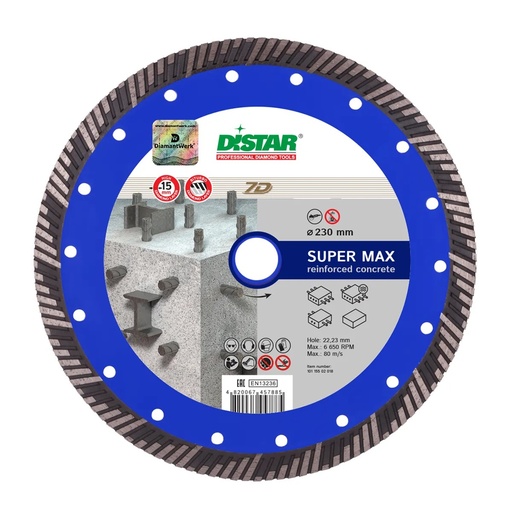 [10115502018] Distar Turbo Super Max Diamond Blade ∅230mm