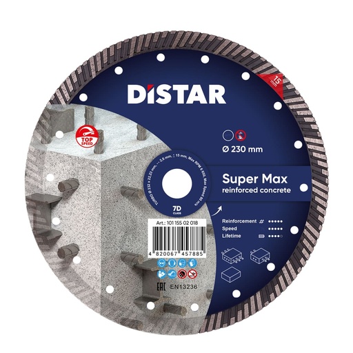 [10115502018] Distar Turbo Super Max Diamond Blade ∅230mm