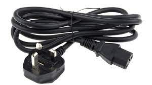 [123-0956] Socket to Type G UK Plug Power Cord
