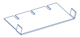 U Blade 230 x 100 x 2mm for SC20