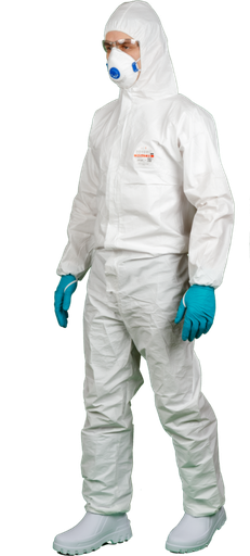Protective coverall, Cat. III, Type 5, 6 OxyChem C210