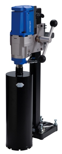 Shibuya Core Drill Complete - H1521 Motor and TS-165 Drill Stand, Carry Case Version