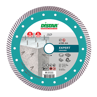 [10215026011] Distar Turbo Expert Diamond Blade 230mm