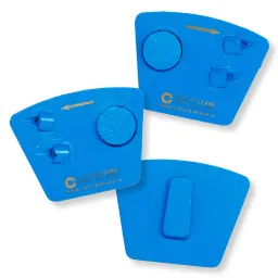 Diamond Tool Easy Fit PCD 2x1/4+1round Segment
