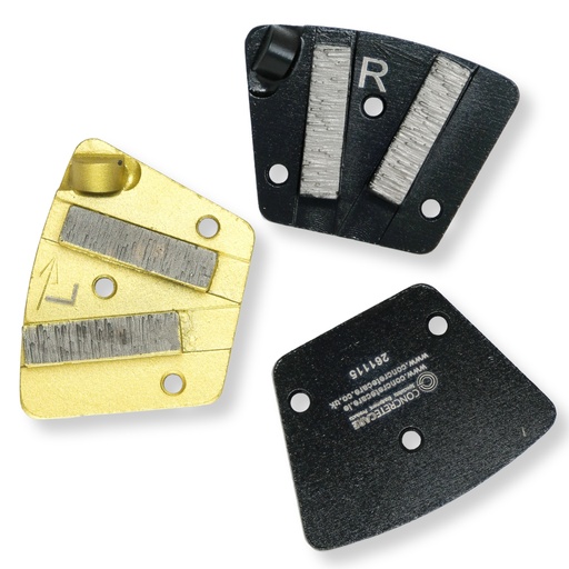 Diamond Tool Trapezoid PCD 1x1/2+2 Segments