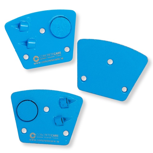 Diamond Tool Trapezoid PCD 2x1/4+1round Segment
